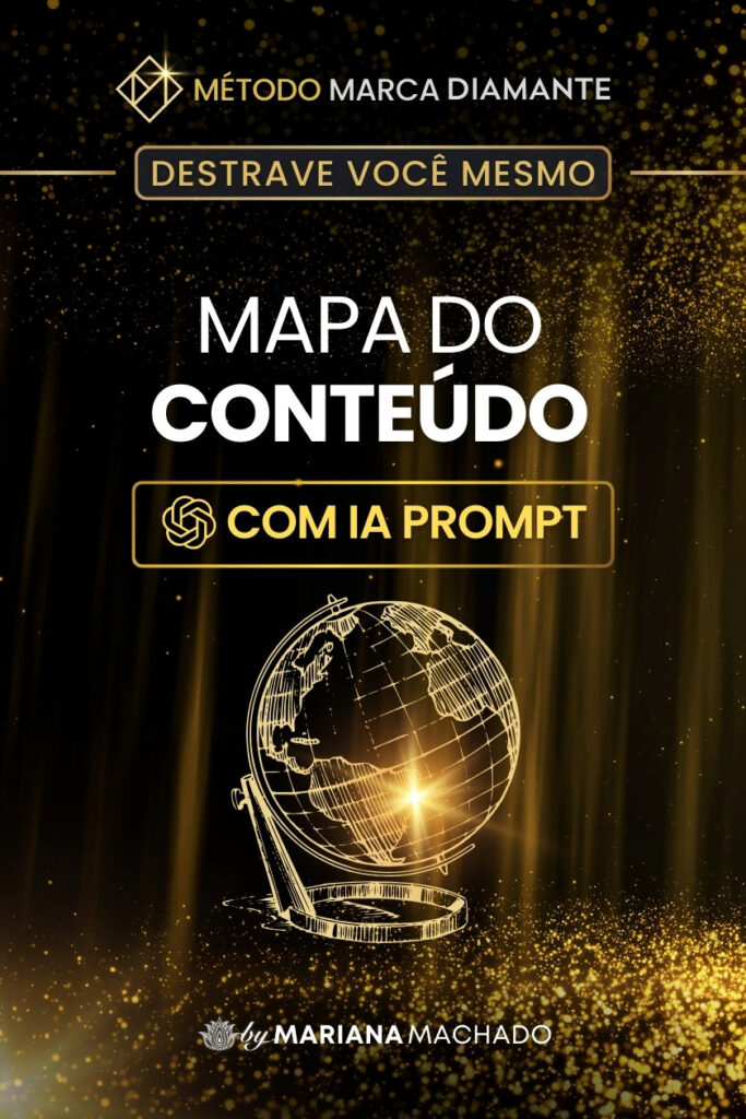 Ebook Mapa do Conteudo Prompt IA-Marca Diamante Copywriter e Escrita Criativa